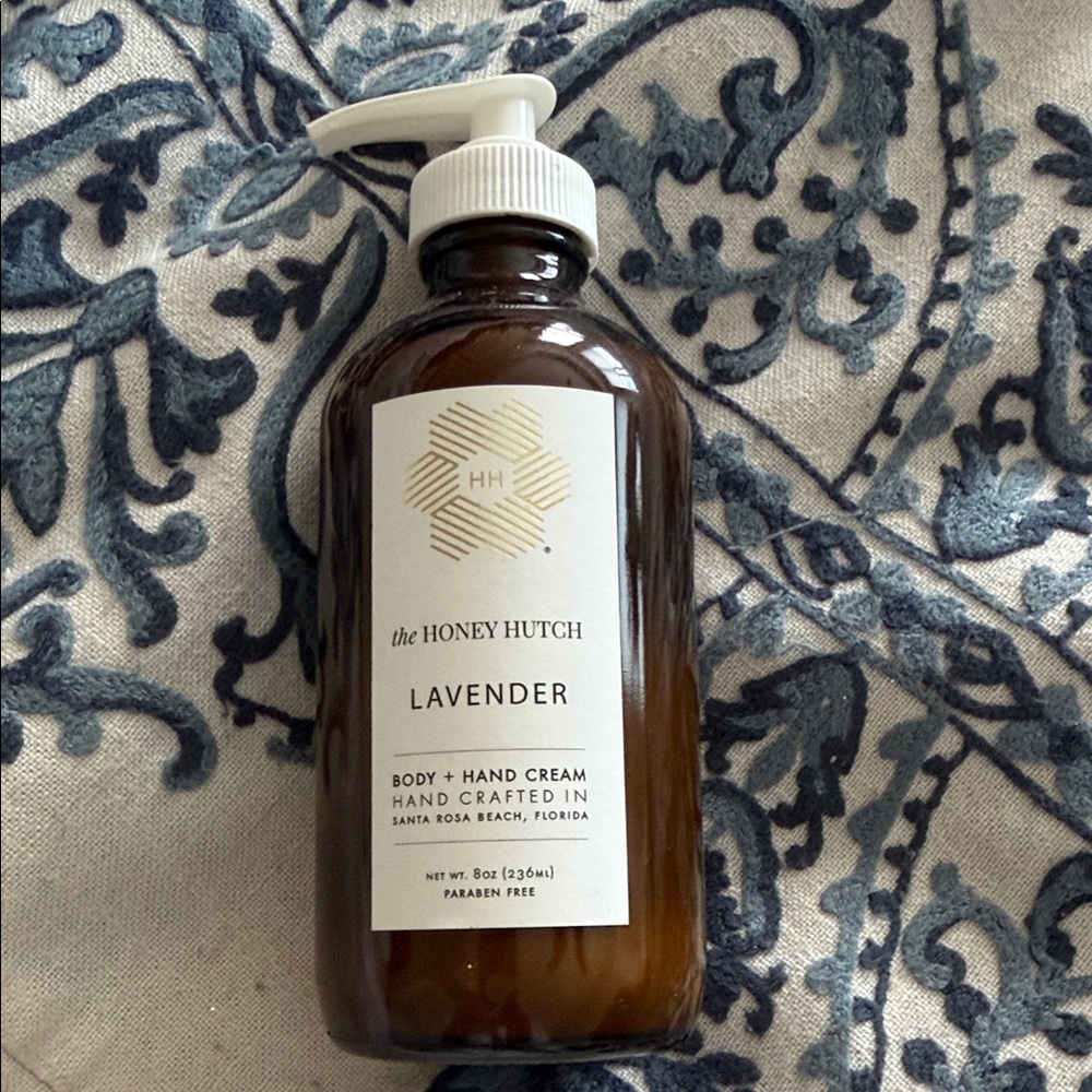Lavender Hand Cream - Brown Bottle
